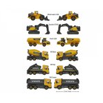 Majorette 212057283 Volvo Edition, 6-sort.