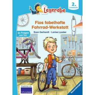 Ravensburger 46048 Flos fabelhafte Fahrrad-Werkstatt - Leserabe ab 2. Klasse - Erstlesebuch ab 7 Jahren