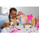 Barbie GXV77 Barbie Spielset mit Puppe und 2 Pferden