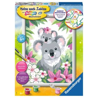 Ravensburger Malen nach Zahlen 28984 Süße Koalas