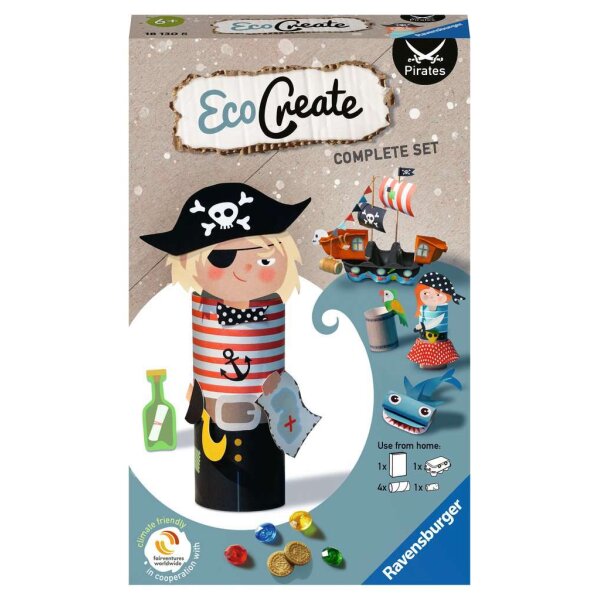Ravensburger Basteln 18130 EcoCreate Pirates