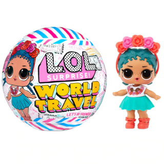 L.O.L. Surprise 576006EUC Travel Dolls Asst in PDQ