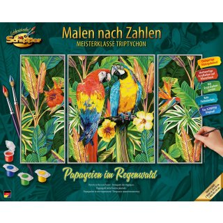 Schipper 609260853 MNZ - Papageien im Regenwald (Tripty)
