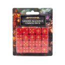 Games Workshop 80-22 AOS GRAND ALLIANCE CHAOS DICE SET
