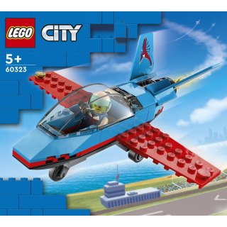LEGO® 60323 Spielwaren, Modelleisenbahn, City Stuntflugzeug Modellb -