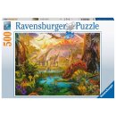Ravensburger 16983 Puzzle 500 Teile  Im Dinoland
