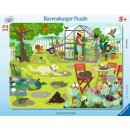 Ravensburger 5244  8-17 Teile Rahmenpuzzle Unser Garten