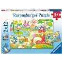 Ravensburger 5246 Puzzle 2 x 12 Teile Lieblingsdinos