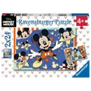 Ravensburger 5578 Puzzle 2 x 24 Teile Disney Mickey Mouse: Film ab!
