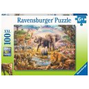 Ravensburger 13284 Puzzle 100 Teile XXL Afrikanische Savanne