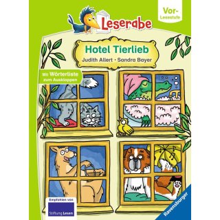 Ravensburger Buchverlag 46185 Leserabe - Vor-Lesestufe: Hotel Tierlieb