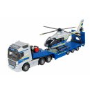 Majorette 213716000 Volvo Truck +  Airbus Police Helicopter