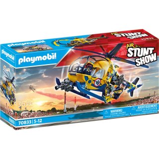 PLAYMOBIL 70833 Air Stuntshow Filmcrew-Helikopter