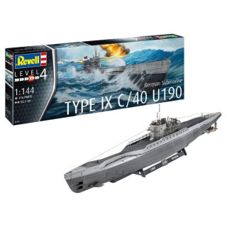 REVELL 05167 German Submarine Type IX C/40 (U190)