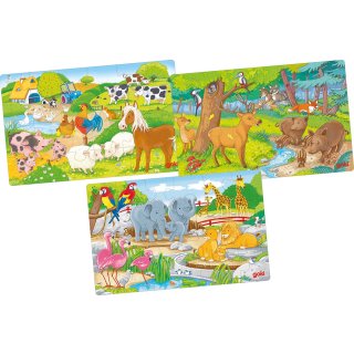 GOKI 57377 Puzzles Tiere