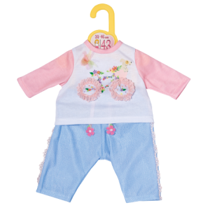 Zapf 871430 Dolly Moda Shirt + Hose Fahrrad 43