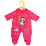 Zapf 871461 Dolly Moda Strampler mit Panda, 43cm