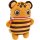 Schmidt Spiele 42542 Sorgenfresser klein, Roary, 18 cm, Zoo Babies Edition