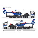 Majorette 213716000013 Volvo Truck +  Airbus Police Helicopter