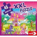 Noris 606034961 XXL Puzzle Prinzessin im Zauberwald
