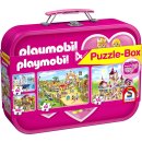 Schmidt Spiele 56498 Puzzle-Box: PLAYMOBIL im Rosa...