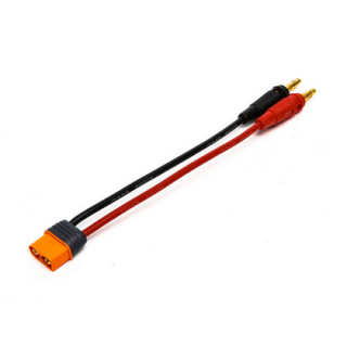Horizon Hobby SPMXCA304 Adapter: IC3 Device / 4mm Male Bullets with 6" Wires 13 AWG