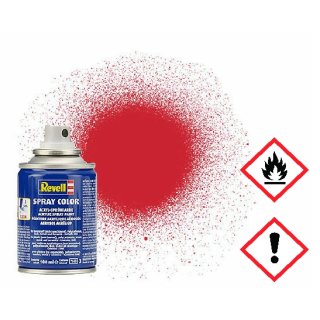 REVELL 34330 - Spray feuerrot, seidenmatt