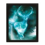Harry Potter 3D-Effekt Poster Set im Rahmen Expecto Patronum 26 x 20 cm