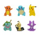 Pokémon Battle Figuren 6-Pack Pikachu #2, Schiggy #3, Glumanda #3,  Bisasam #3, Lauchzelot #2, Toxel
