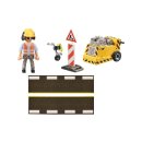 Playmobil 71185 City Action Bauarbeiter mit...