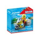 Playmobil 71205 City Life Notarzt-Motorrad mit Blinklicht