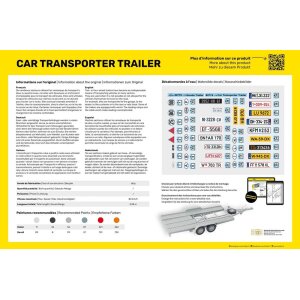 Heller 80774 Car Transporter Trailer