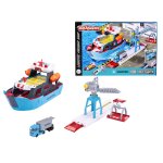 Majorette 212050039 Creatix Logistic Freight Ship+1 vehicle