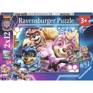 Ravensburger 05721 PAW Patrol: The Mighty Movie - 2x12 Teile Puzzle