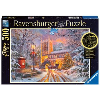 Ravensburger 17384 Funkelnde Weihnachten Puzzle 500 Teile
