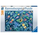 Ravensburger 17375 Farbenfrohe Quallen 500 Teile Puzzle