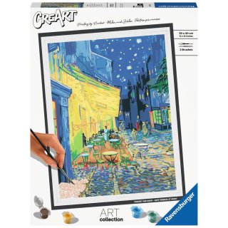 Ravensburger 23519 Malen nach Zahlen, CreArt  ART Collection: Café Terrace (Van Gogh)