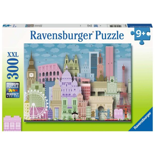 Ravensburger 13355 Buntes Europa 300 Teile Puzzle