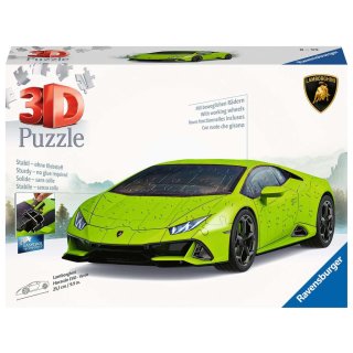 Ravensburger 11559 - 3D Puzzle Lamborghini Huracán EVO - Verde