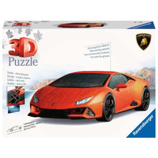 Ravensburger 10311571 3D Puzzles  Lamborghini Huracán EVO - Arancio