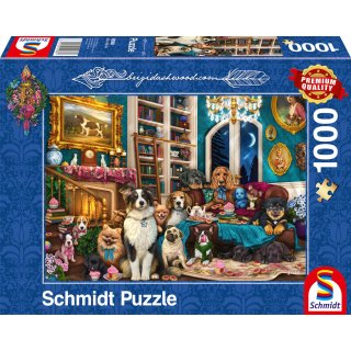 Schmidt Spiele 59988 Brigid Ashwood: Party in der Bibliothek 1000 Teile