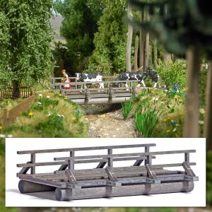 Busch 1850 Holzbrücke H0