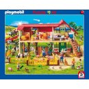 Schmidt Spiele 56796 2erSet Rahmenpuzzle Playmobil 24...