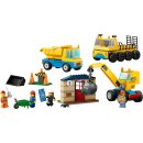 LEGO® 60391 City Baufahrzeuge und Kran mit Abrissbirne