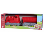 BIG 800055784 BIG Power Worker Mini Zug mit Wagon