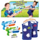 CANAL TOY EXT 001 Water Game - 2 Guns and 2 Vests Set