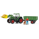 Schleich 42608 Traktor mit Anhänger  - FARM WORLD