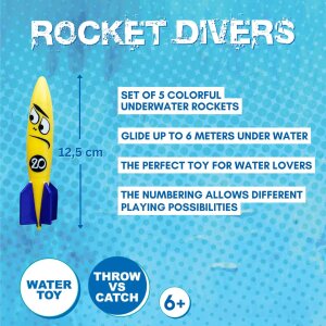 MTS Sportartikel 970260 Schildkröt Rocket Divers -...