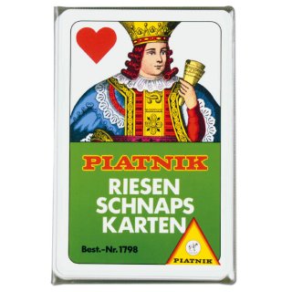 PIATNIK 179860 - Karten Schnapskarten Riesenschnapskarten, franz.