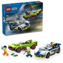 LEGO® 60415 City Polizei Verfolgungsjagd mit Polizeiauto und Muscle Car